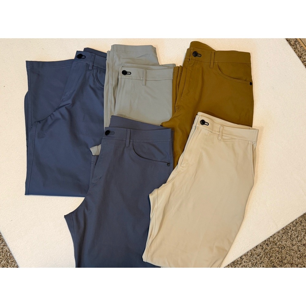 PUBLIC REC Pants Men 33Wx26.5L LOT of 5 Gamechanger 5 Pocket Performance Stretch